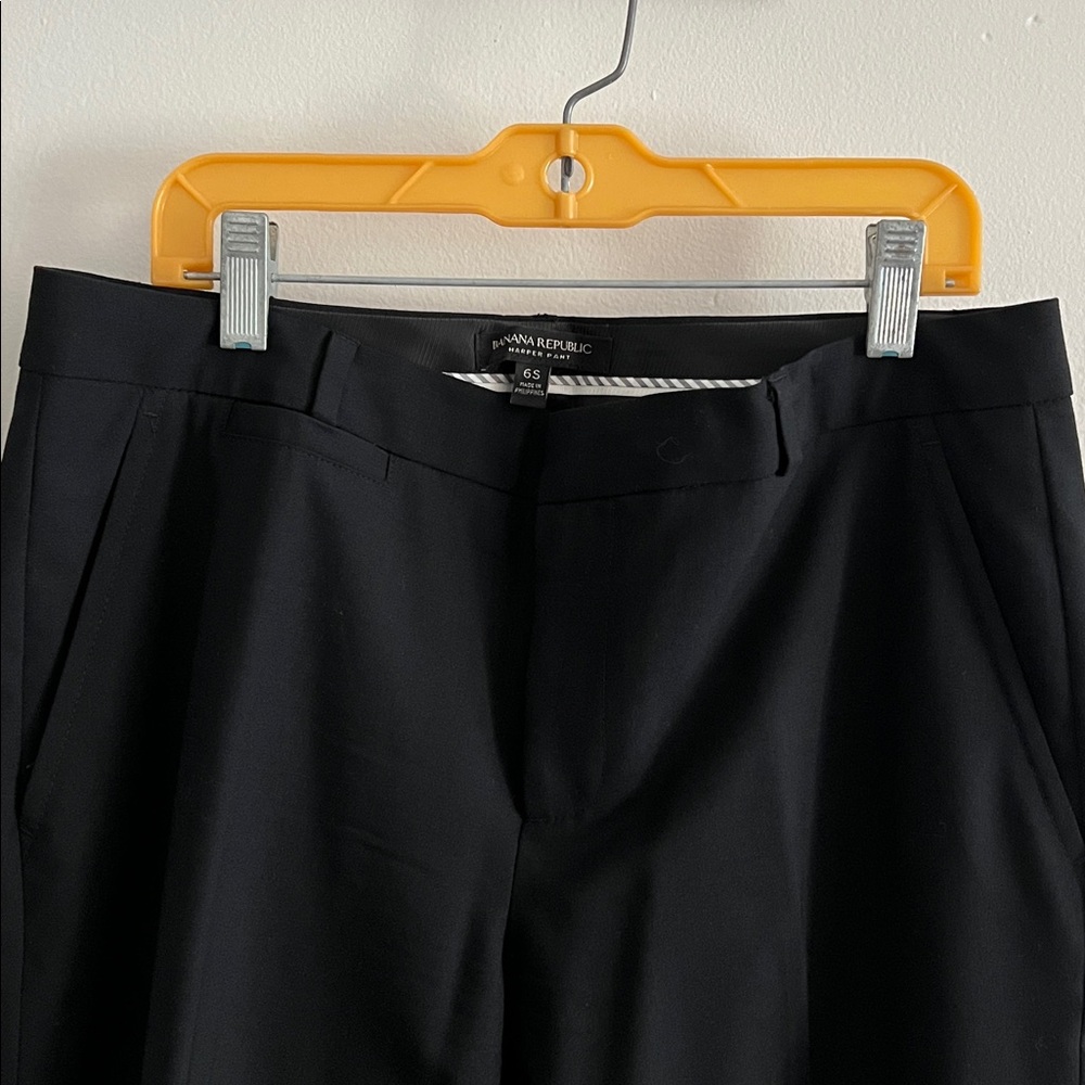 Banana Republic Classic Black Harper Pant